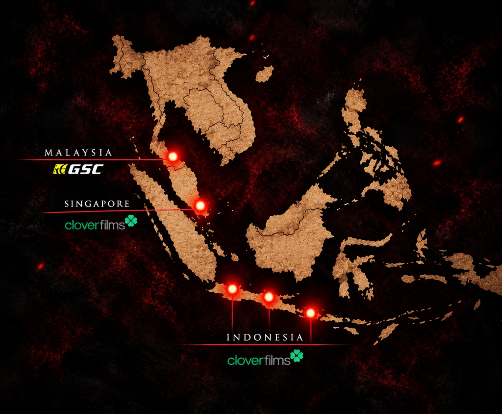 Southeast Asia Distribution Map Visual - Malaysia, Singapore, Indonesia